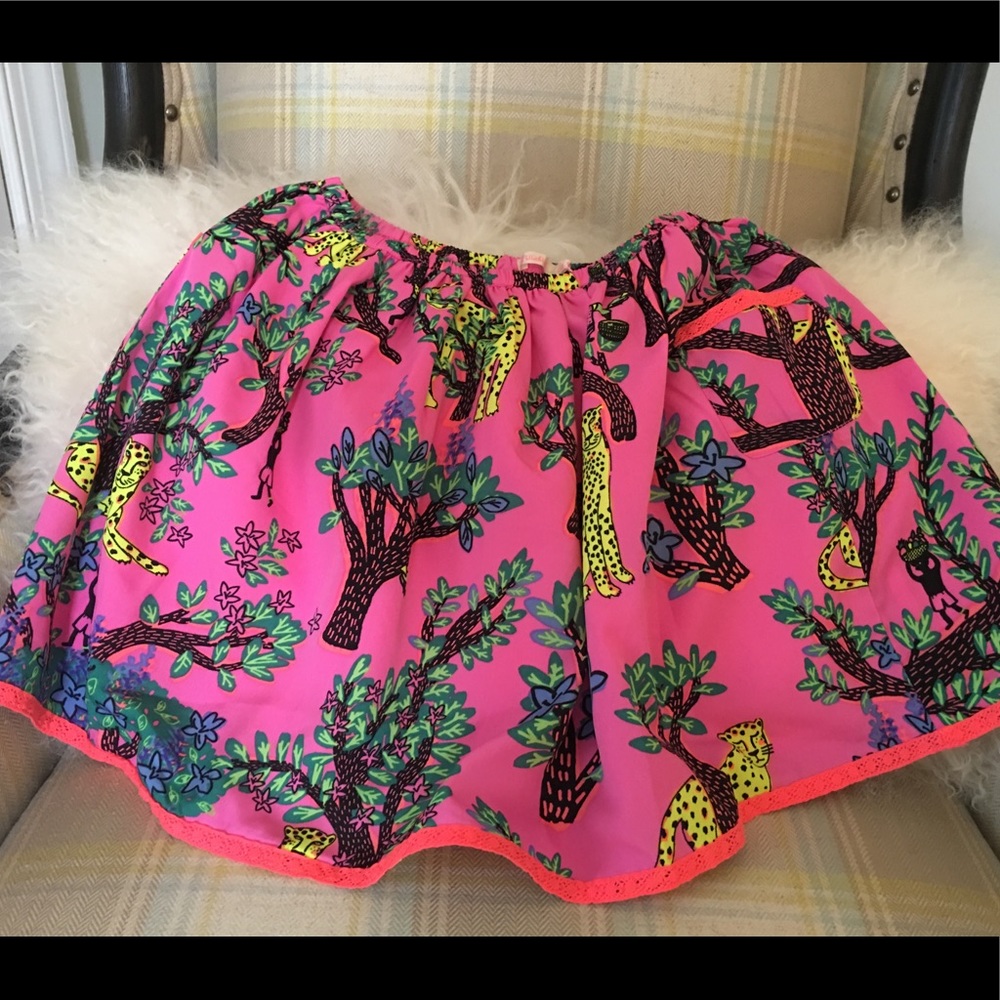 Billieblush Girls Pink Cheetah Pink Skirt